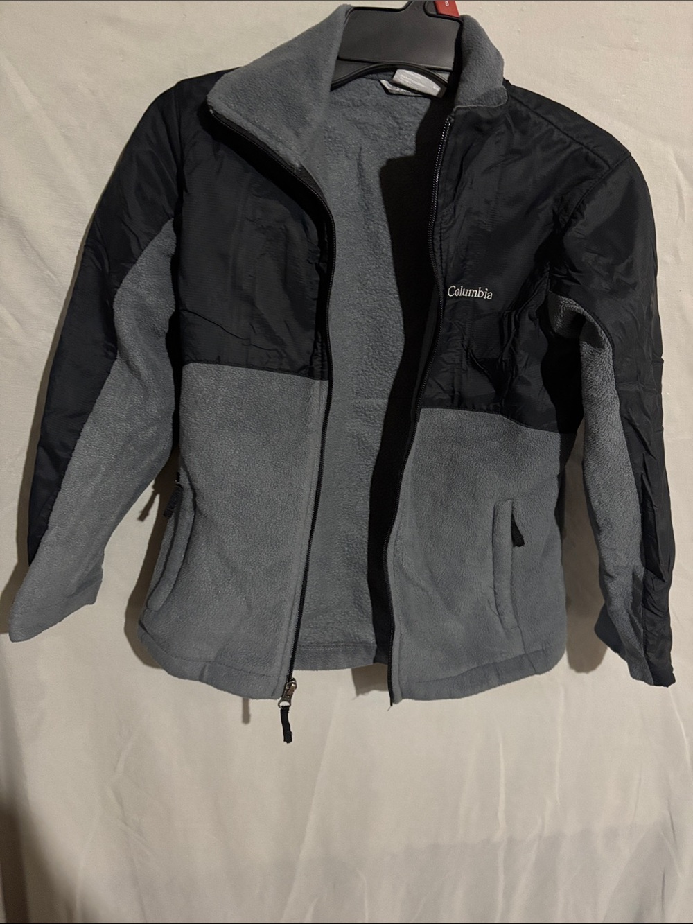 Columbia kids Gray and Black Performance Fleece Jacket